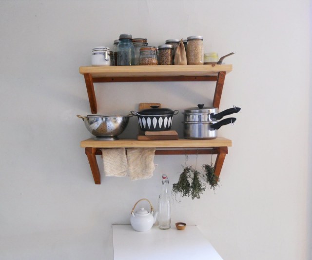 kitchen shelves straight shot