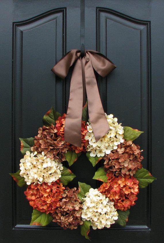 Fall Hydrangea Wreath