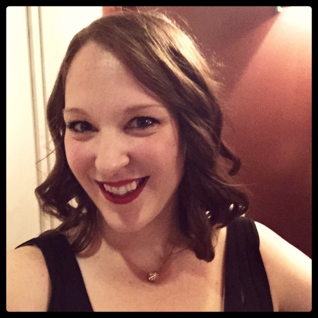 Me at our office Oscar party